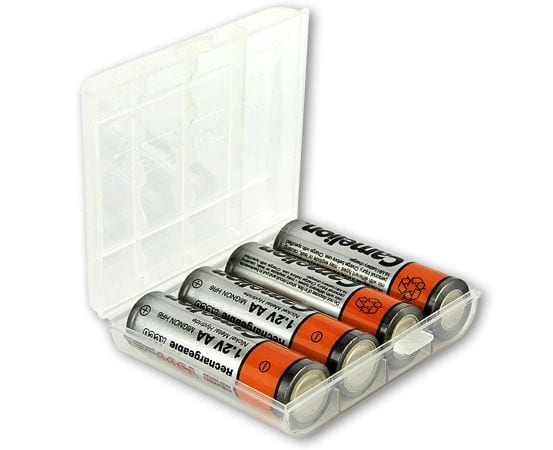 Boîte de rangement pour piles - A compartiments